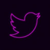 Image result for Neon Twitter App Icon