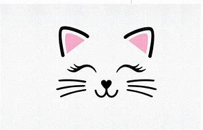 Image result for Cat Face Outline SVG