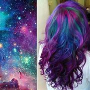 Image result for Beautiful Galaxy Hair