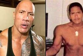 Image result for Dwayne Johnson Before Steroids