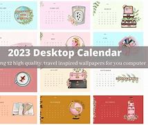 Image result for 2023 Desktop Calendar Backgrounds