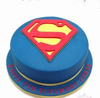 Image result for Superman Logo Cake