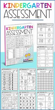 Image result for Kindergarten Assessment Worksheets