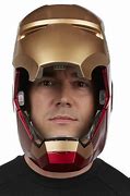 Image result for Cardboard Iron Man Helmet