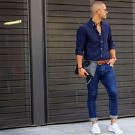 Image result for What Color Shirts Go with Blue Pants