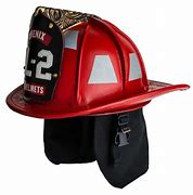 Image result for Leather Fireman Helmet