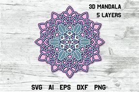 Image result for 3D Layered Mandala SVG Files Free