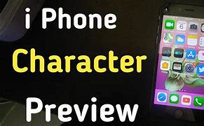 Image result for Character Preview iPhone