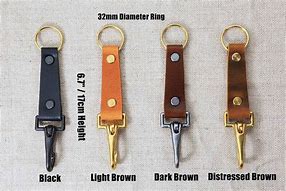 Image result for leather keychains clips