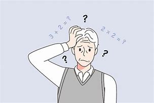 Image result for Memory Loss in Aged Person Clip Art