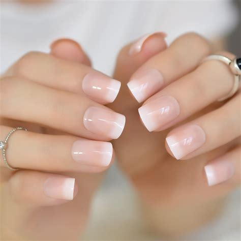 Pink Nude Acrylic Nails