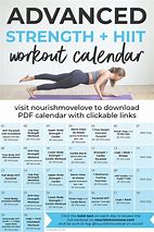 Image result for Full Body Workout Calendar