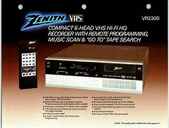 Image result for Zenith VHS