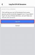 Image result for How to Log Out of Facebook On iPhone