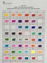 Image result for Sharpie Marker Color Chart