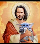 Image result for Jesus with Baby Yoda