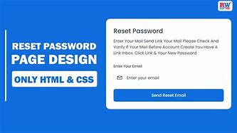 Image result for Forgot Password Completed HTML Screen