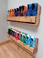 Image result for Wooden Shoe Shelves