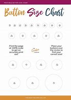 Image result for Button Size Template