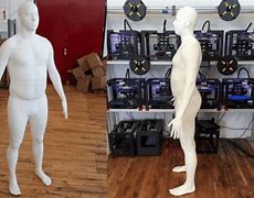 Image result for Plain 3D Printed Person