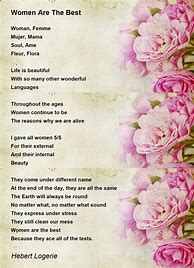 Image result for Woman's Poem