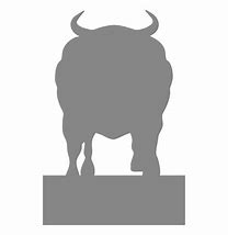 Image result for Charging Bull Black and White Clip Art