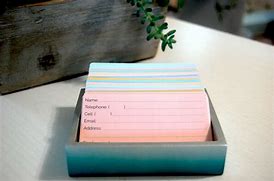 Image result for Rolodex ColorCards