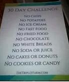Image result for 30-Day Challenge No Chips