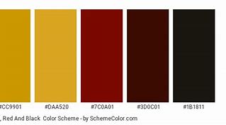 Image result for Red Black Gold Color Scheme