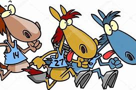 Image result for Horse Race Cartoon