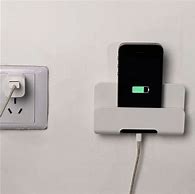 Image result for Wall Mounted Phone Charger Holder
