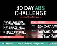 Image result for Free Printable 30-Day AB Challenge