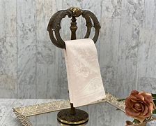 Image result for Vintage Tortoise Shell Guest Towel Holder