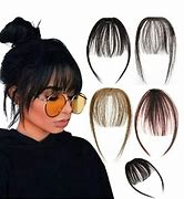 Image result for Clip in Hair Side Bang