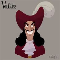 Image result for Captain Hook Face Drawing