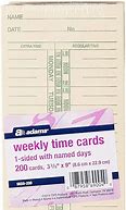 Image result for Adams Time Cards