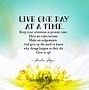 Image result for One-day at a Time Words