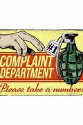 Image result for Grenade Complaint Department Sign
