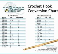 Image result for Boye Crochet Hook Sizes