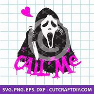 Image result for Call Me Ghost Face SVG