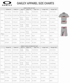 Oakley Size Chart David Simchi Levi