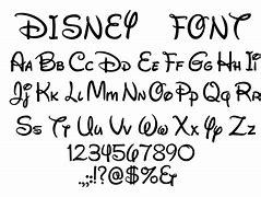 Image result for Disney Font Alphabet Letters