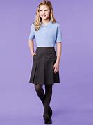 Image result for School Uniform Pleated Satin Skirt