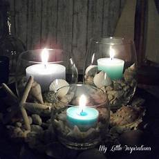 candele con conchiglie my inspirations diy centrotavola coastal con candele con conchiglie my inspirations diy centrotavola coastal con