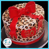 Image result for Cheetah Print Cake