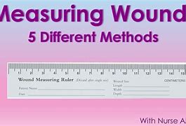 Image result for How to Measure Wound Size
