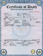 Image result for Death Certificate Logo