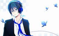 Image result for Kawaii Anime Boy with Headphones
