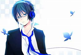 Image result for Anime Boy Headphones