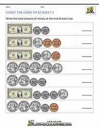 Image result for Easy Counting Money Worksheets